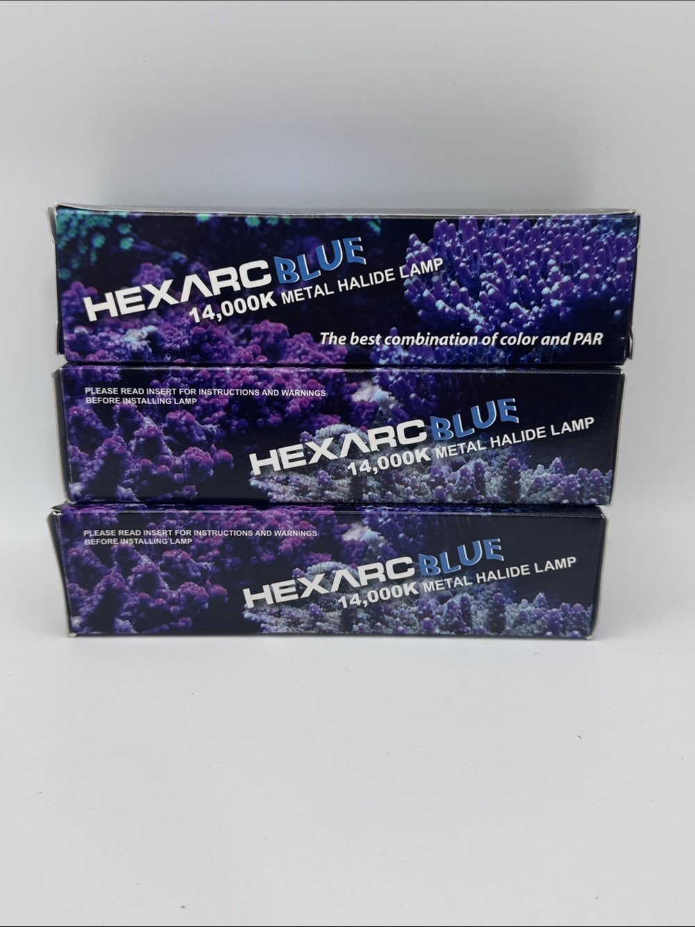 Phoenix Hexarc Blue 14,000K 150 Watt Metal Halide Aquarium Lamps Made In Japan
